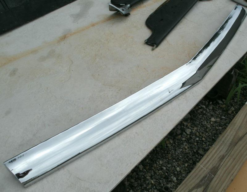 1957 57 Chevrolet Chevy Hood Bar Center Chrome Front Trim Molding ORIGINAL OEM , US $149.99, image 2