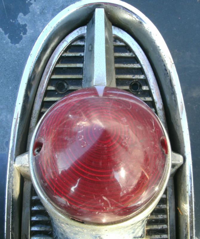 1956 56 Chevrolet Chevy Rear Tail Light Assembly Bezel Lenses RH Passenger OEM , US $29.99, image 4