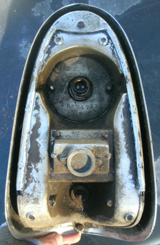 1956 56 Chevrolet Chevy Rear Tail Light Assembly Bezel Lenses RH Passenger OEM , US $29.99, image 8