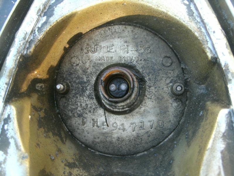 1956 56 Chevrolet Chevy Rear Tail Light Assembly Bezel Lenses RH Passenger OEM , US $29.99, image 9