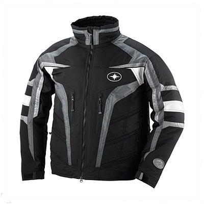 Polaris mens black iq warm winter snowmobile jacket coat- xxl /2xl-new with tags