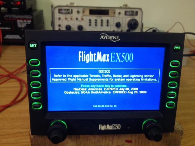 Avidyne  ex-500  multi-function display   with king radar option