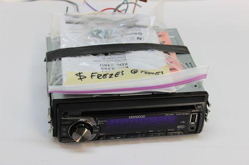 Kenwood kdc-348u cd player mp3 in dash car receiver as is for parts repair g