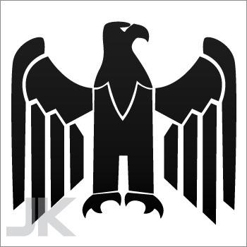 Decals sticker eagle hawk accipitridae apex predator german military 0502 x7zaz