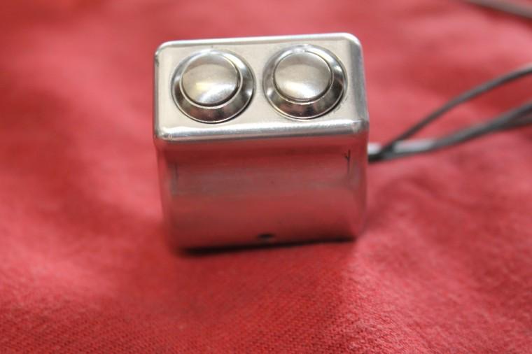 Polished 2-button handlebar switches - mounts on left or right includes switches