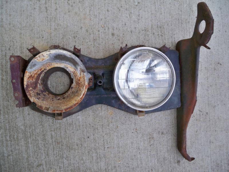  1965 impala,belair,biscayne,pass side head llight panel assembly and bracket  