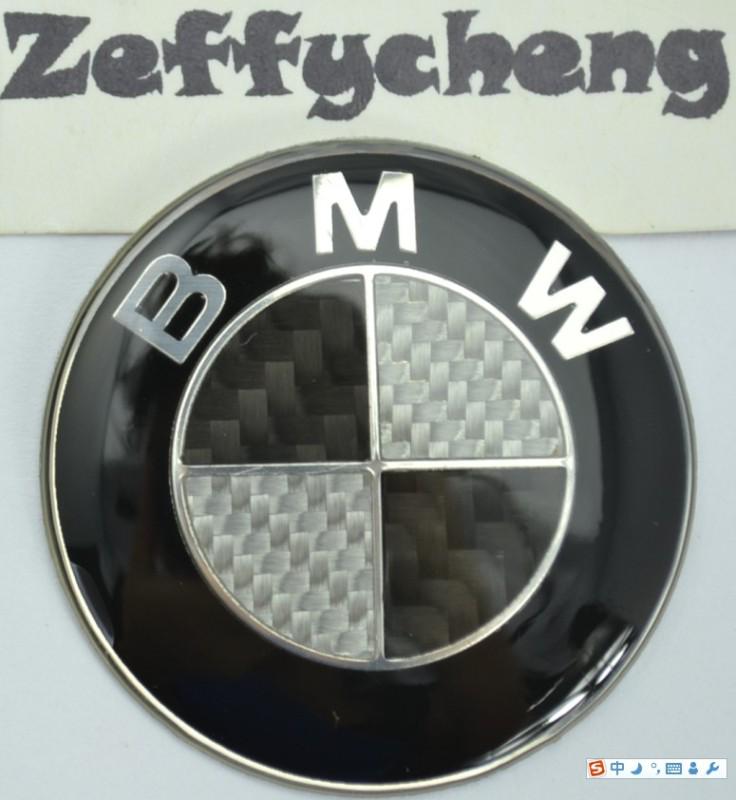 45mm for bmw carbon fibre steering wheel badge 330i 530i x3 sticker emblem 23sw