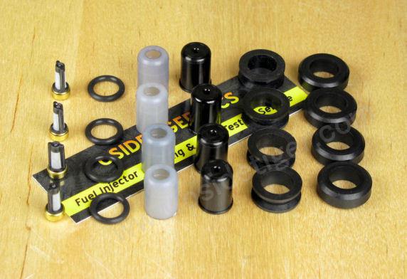 Toyota 22re tacoma 4 runner fuel injector oring seal filter pintle cap kit: 4cyl