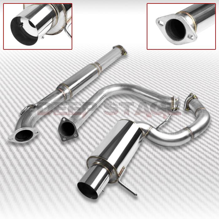 Buy STAINLESS CAT BACK EXHAUST 4" TIP MUFFLER 0005 MITSUBISHI ECLIPSE