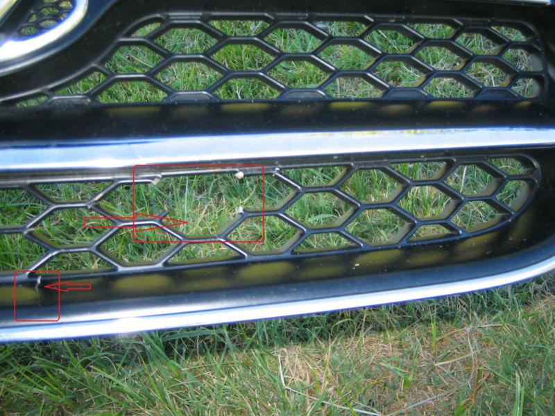 07 08 09 Hyundai Santa Fe Front Bumper Upper Grille Grill OEM, US $55.00, image 3