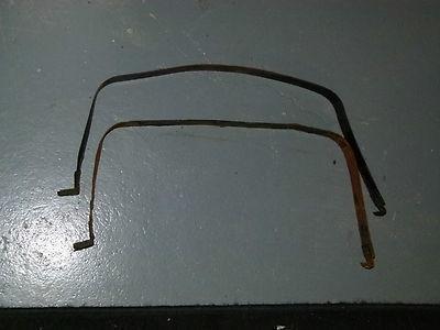 Vw volkswagen rabbit pickup truck caddy gas tank straps x 2 mk1 oem