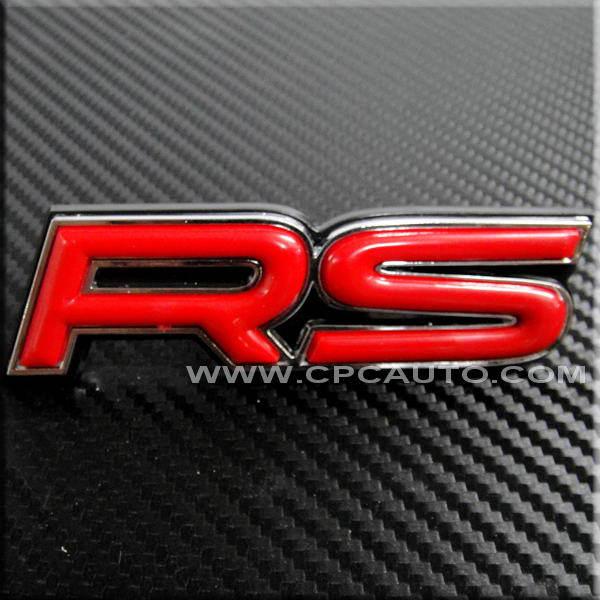 Car Front Grill Grille Fender Hood Truck Chrome Badge Emblem RS RED, US $4.99, image 2