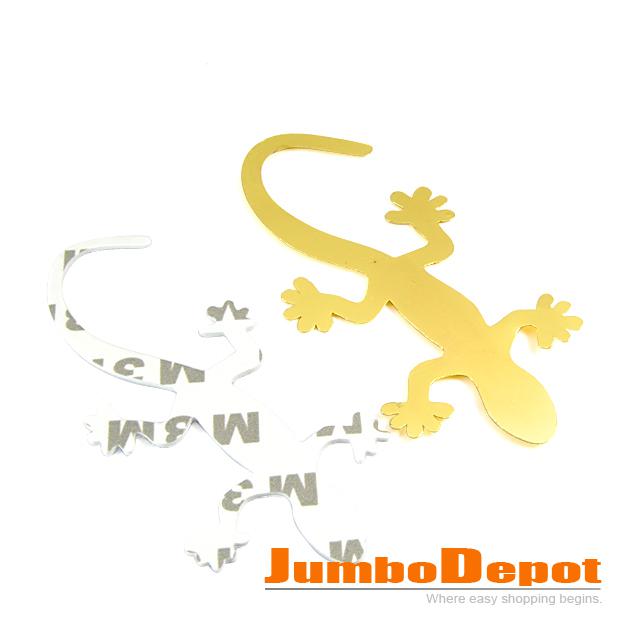 3D Metal Golden Tone Lizard Shaped Decal Car Sticker Decor 1P Hot Universal Fits, US $4.49, image 5