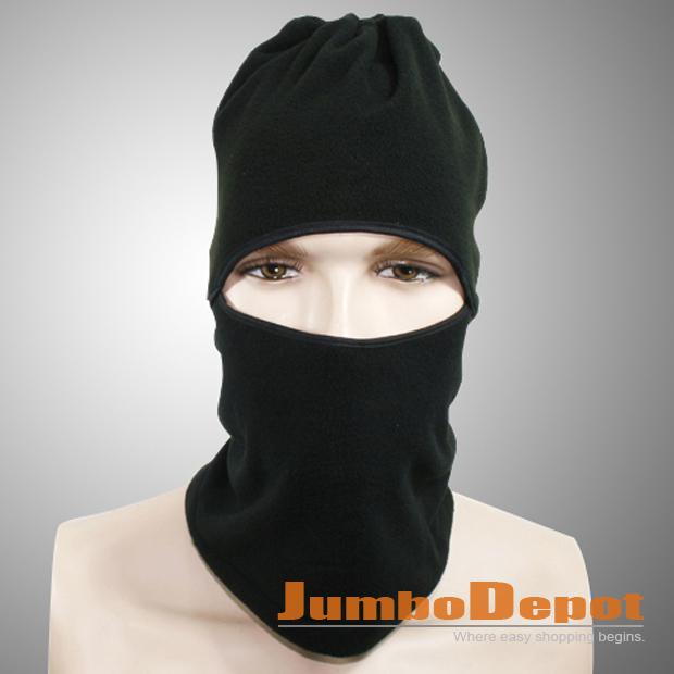 Black full face neoprene motorcycle bike snowboard neck warmer soft sport mask 