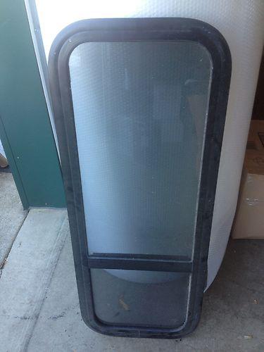 40 x 15" rv black tinted slider w screen rv camper green house
