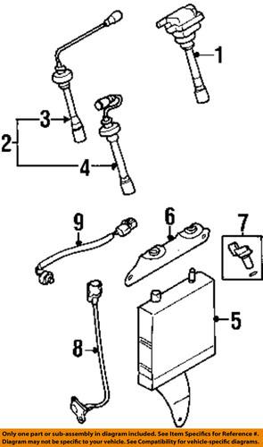 Mitsubishi oem mr578312 engine crankshaft position sensor