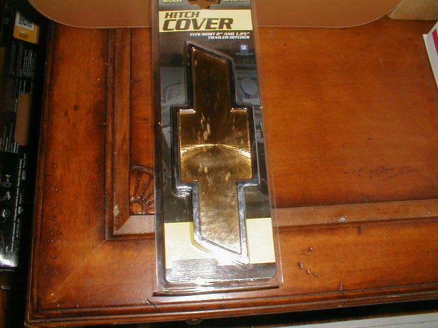 Chevrolet logo bully cr-132wk trailer towing hitch receiver cover