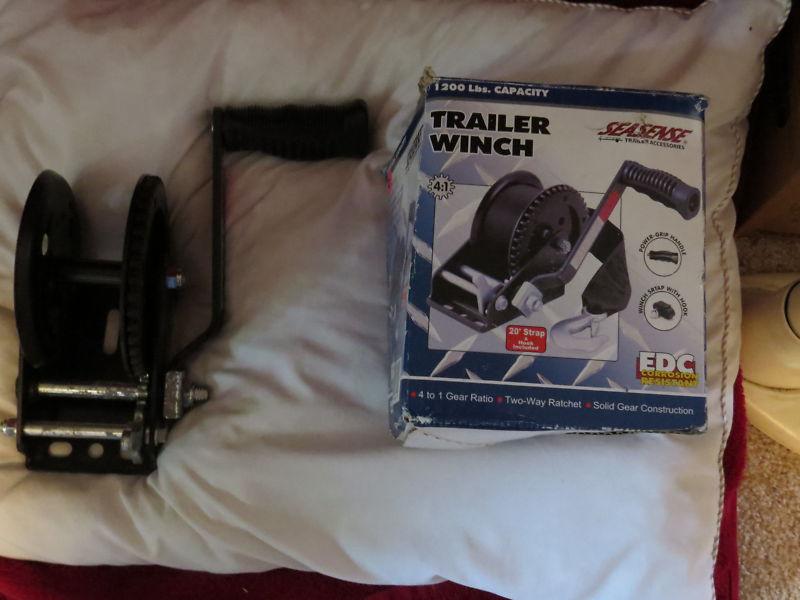 Seasense 1200 lb boat trailer winch