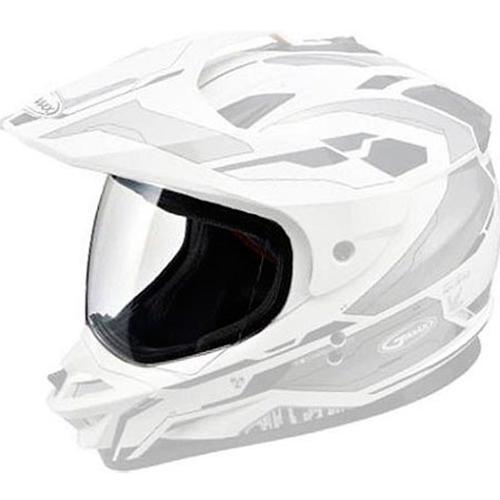 New  gm11d dual sport helmet shield - single lense clear 72-3342