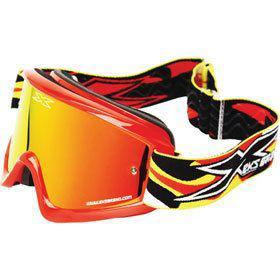 067-10690 x eks brand goggles gox limited hot rod red with red mirror lens