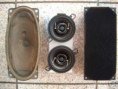 New upgrade replacement stereo radio dash top speaker fits early porsche 911 912