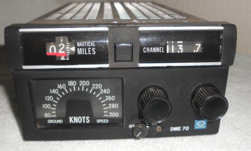 Vintage narco dme 70 distance measuring equipment airplane pilot black box rare