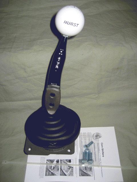 Core shifter & 6" hurst chrome short stick 1983-2002 camaro firebird t5 5 speed