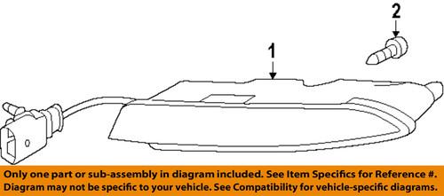 Volkswagen oem 5k0941056b daytime running lamp-front-daytime run lamp