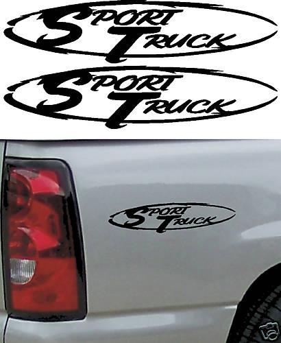 Dodge sport decal truck car window decals (2-pack) 