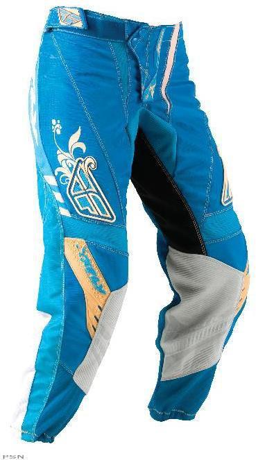 Fly racing youth girls kinetic pants - 2008 - youth 20/aqua/sand 20 361-40087