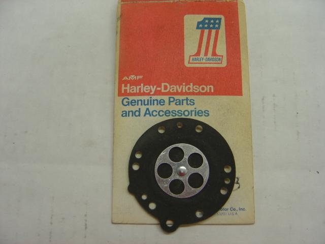 Nos harley-davidson diaphragm for the tillotson carburetor