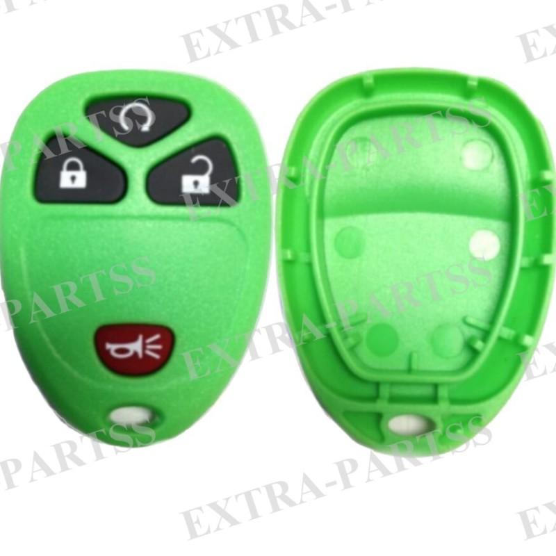 New green replacement remote keyless entry key fob clicker shell case housing