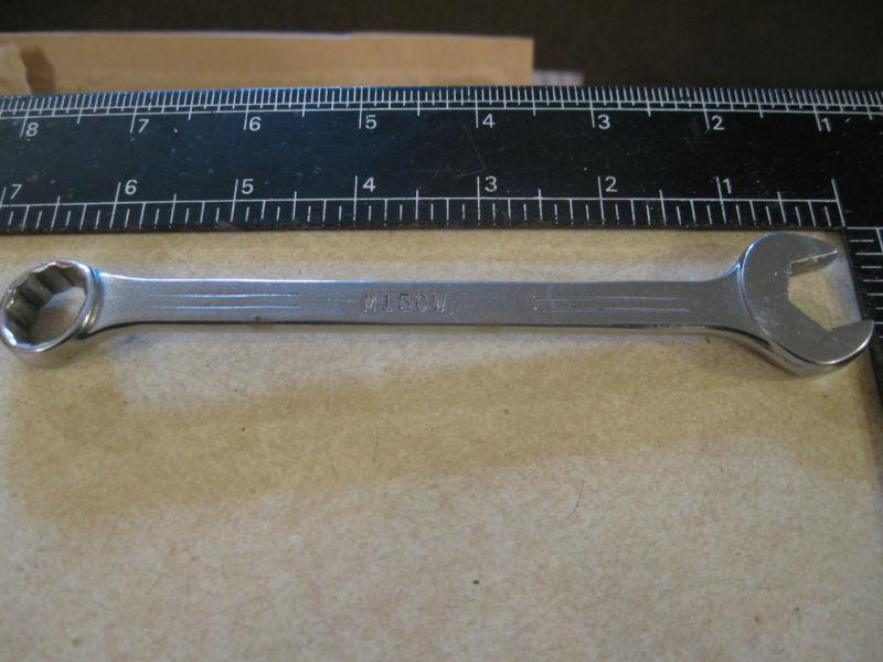 MAC 12 PT CHROME COMBINATION WRENCH 15MM, US $15.75, image 2