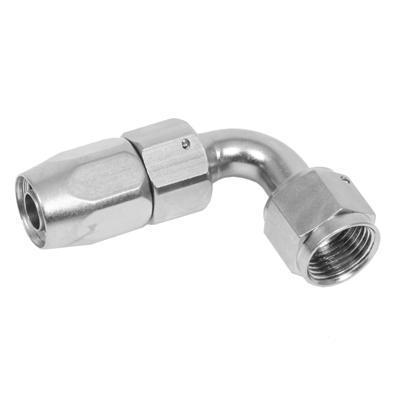 Summit 220887n hose end 90 deg -8 an hose to female -8 an nickel plated ea