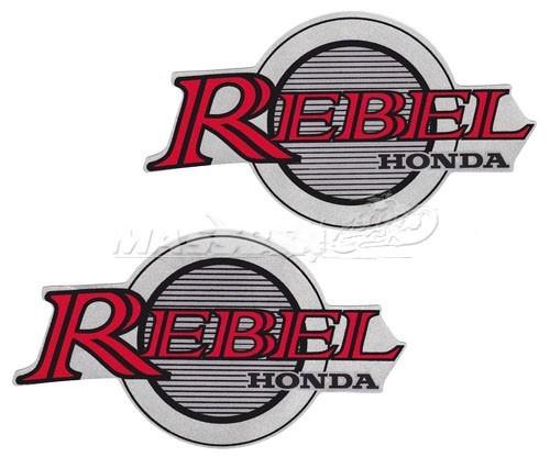 Motorcycle gas tank waterproof decals emblem stickers for honda rebel cruiser