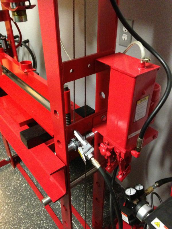 50 Ton Hydraulic Pneumatic Shop Press/Metal Brake w/Warn Electric Winch, US $4,499.99, image 4