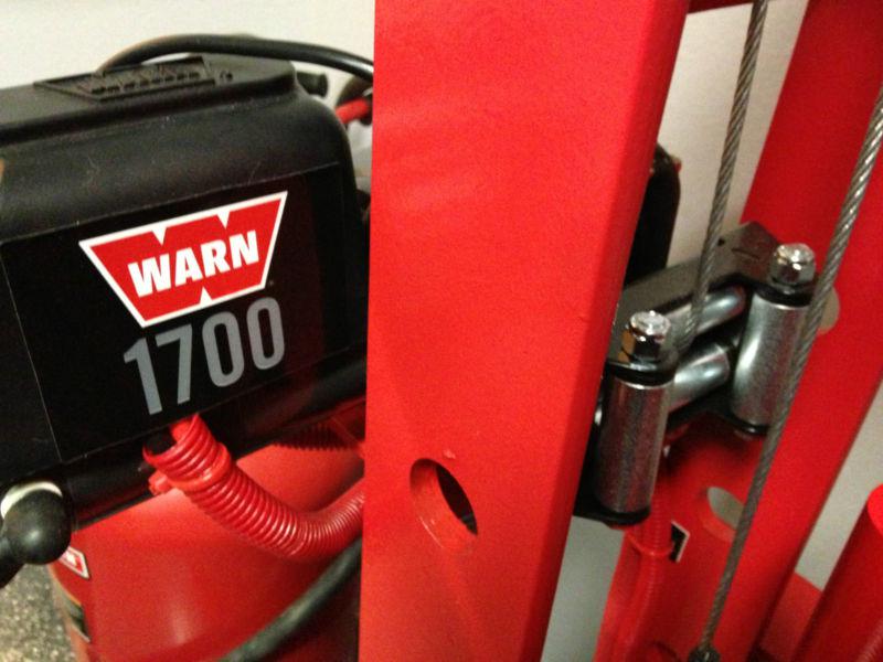 50 Ton Hydraulic Pneumatic Shop Press/Metal Brake w/Warn Electric Winch, US $4,499.99, image 5