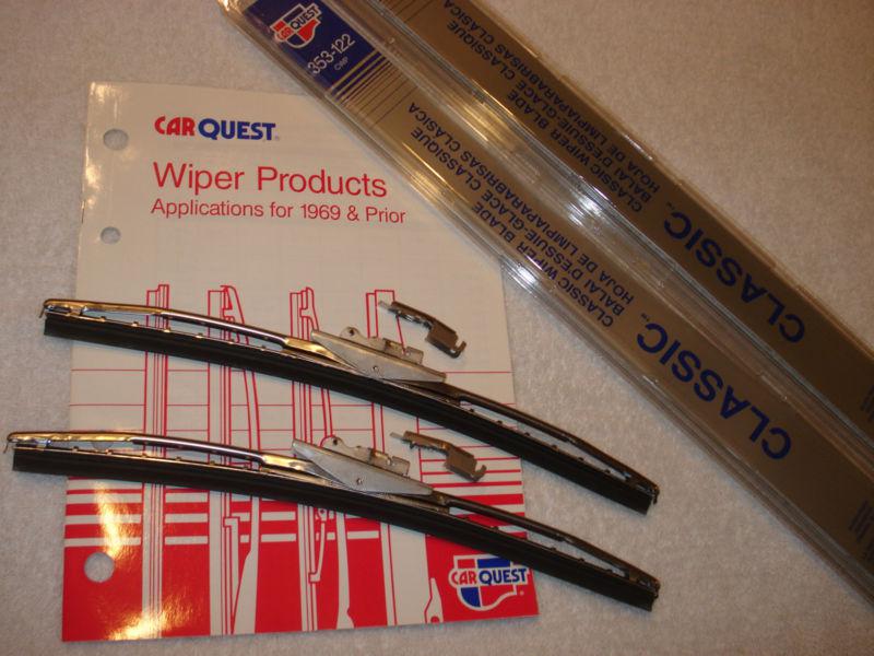 Buy 2 New 12" Trico Wiper Blades Vintage Replacement 19491969 in