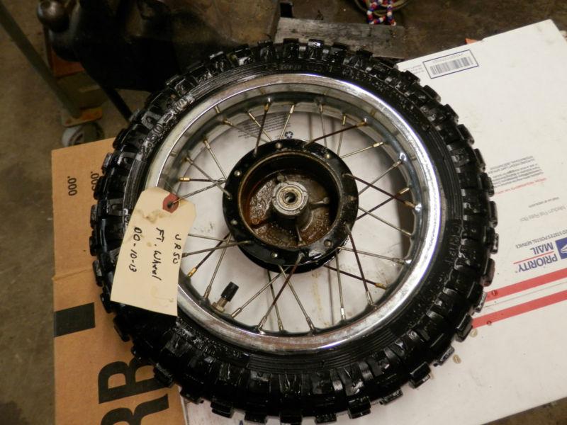 2000 suzuki jr50   front wheel assy.  