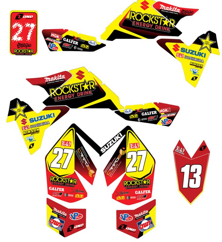 Ltzr 450 ltr450 suzuki graphics kit ltr rockstar/ makita