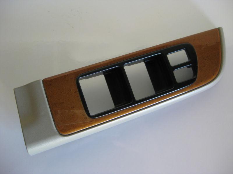 Infiniti qx4 master power window switch bezel driver left woodgrain 00-03 01 02 