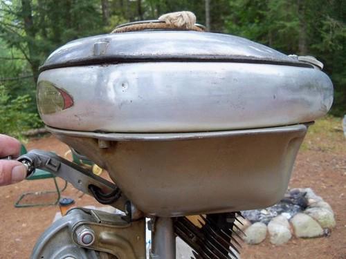 ANTIQUE vintage OUTBOARD boat MOTOR engine BENDIX Eclipse 1930s art deco RARE, US $495.00, image 6