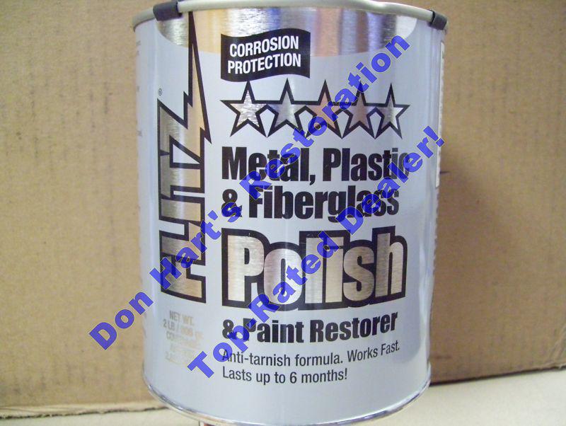 Flitz quart can 2lb premium polish for all metals plastic fiberglass free ship