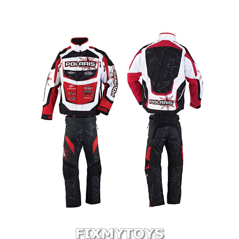 Buy OEM Polaris FXR Race Crew Snowmobile Bibs Pants & Replica Race Team Jacket S3XL in Sandusky