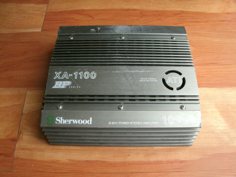 Sherwood xa-1100 2-way 100 watts power car radio/stereo amplifier