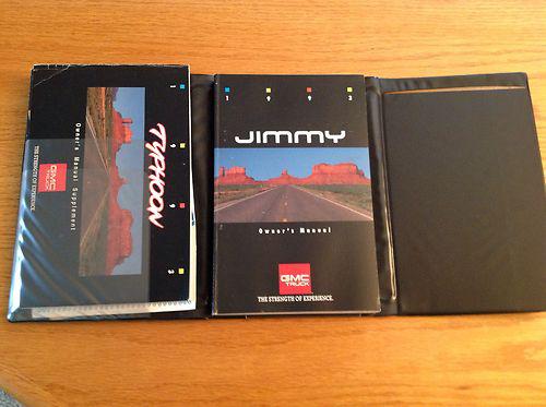 1993 GMC Typhoon Owners Manual Set w/case-Fast Free Shipping!, US $79.88, image 4