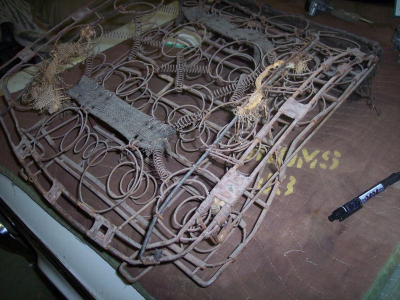 1956-60 CORVETTE SEAT BACK FRAME AND SPRINGS DRIVERS SIDE, US $199.00, image 2