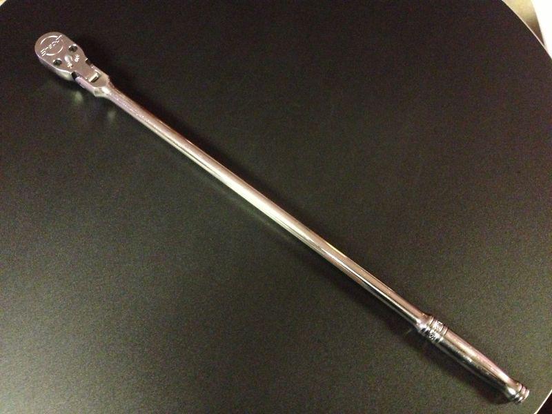 Nice! snap on 1/2" flex head long handle ratchet slf80a dual 80