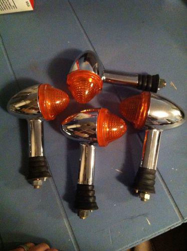 Triumph oem turn signals 2 sets from 2006 bonneville. for parts