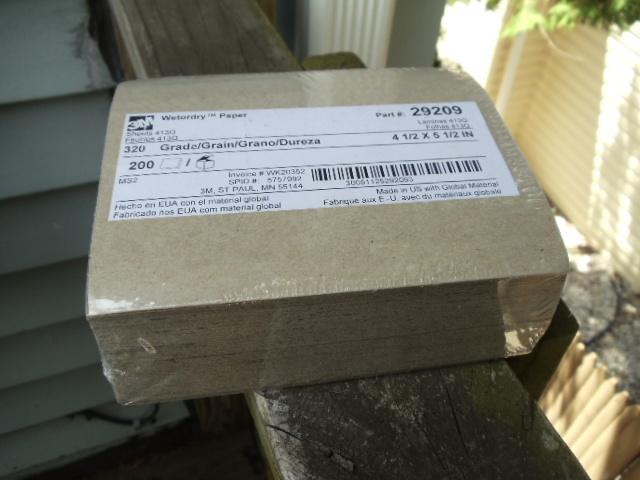 3M 29209 WETORDRY SANDPAPER 413Q, 4-1/2 IN X 5-1/2 IN 320 GRIT *NEW* 200 SHEETS, US $30.00, image 3